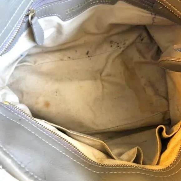 BURBERRY Lowry Tote Bag Red Knights Haymarket Check w Sage Trim Italy MSRP $1696 - Picture 8 of 8